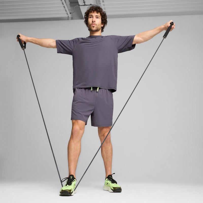 PUMA FIT Woven 5" Mens Gray Shorts - Image 3